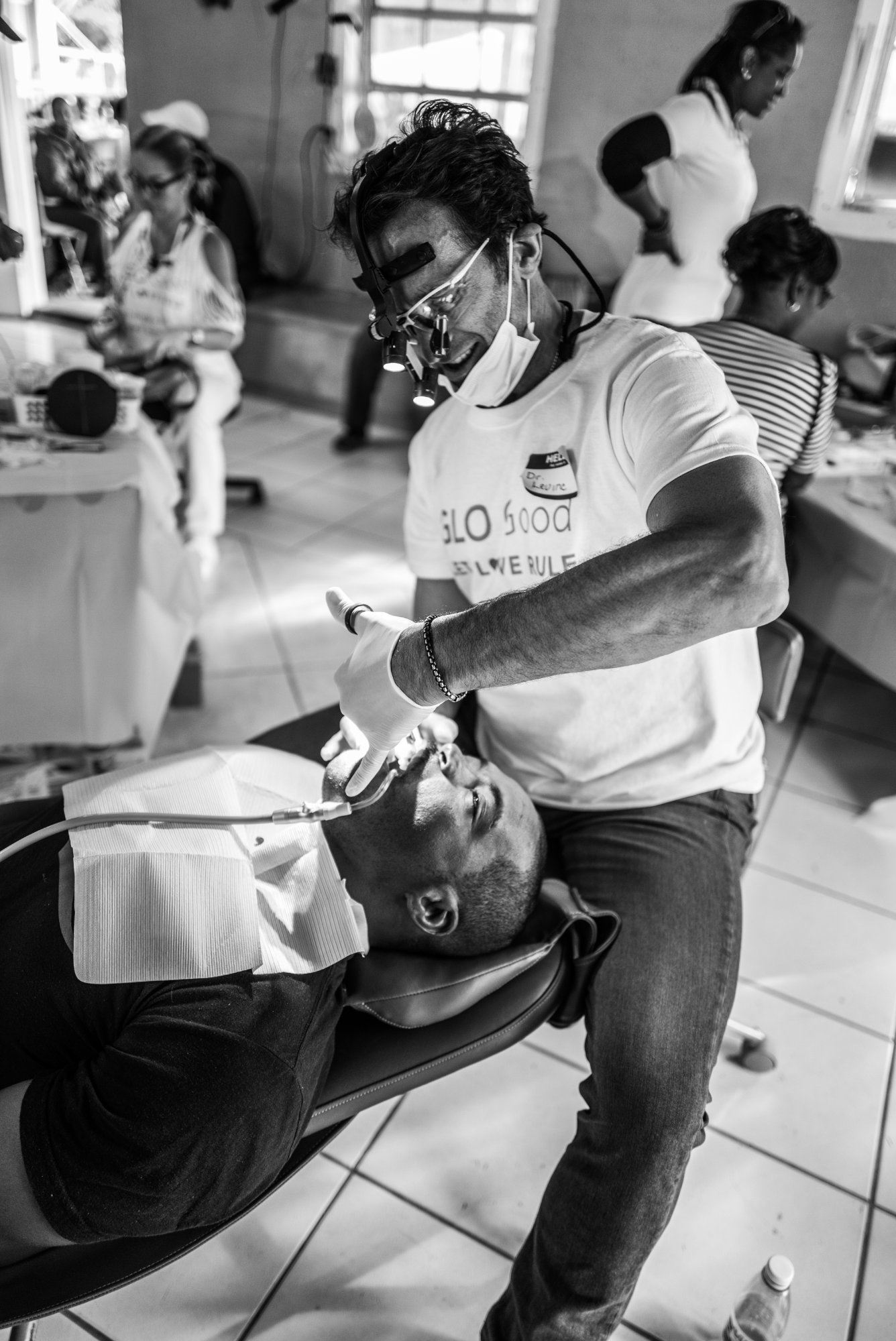 Dr. Levine delivering world-class care on mission